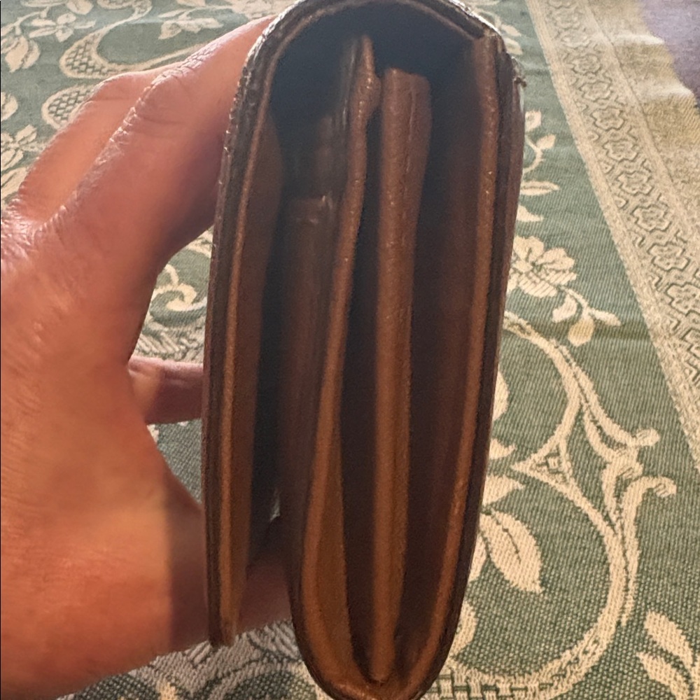 Michael Kors Dark Tan Leather Wallet - Picture 6 of 6